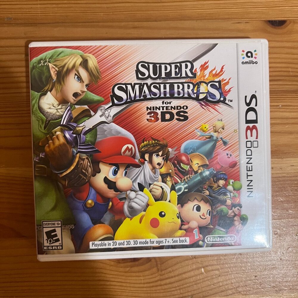 Super Smash Bros (Nintendo 3DS, 2014) Complete CIB With Manual AUTHENTIC Used Go